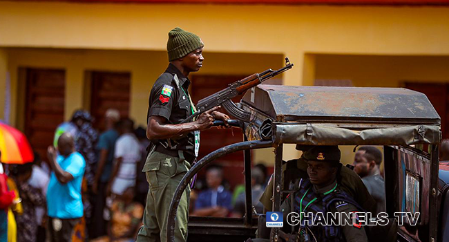 photos:-security-operatives-patrol-streets-as-voting-commences-in-anambra