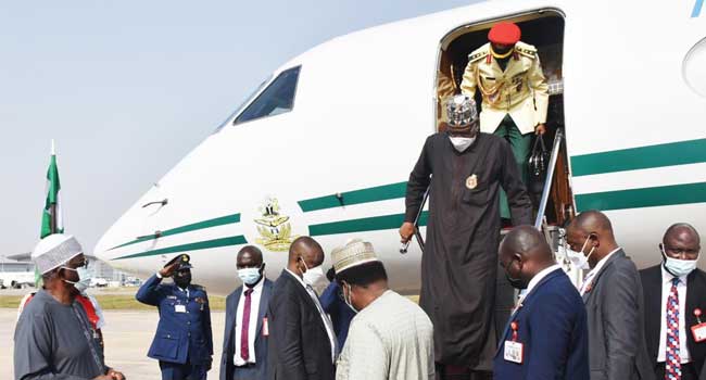 buhari-returns-from-expo-2020-dubai- 